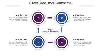 Direct Consumer Commerce Ppt Powerpoint Presentation Outline Layout Ideas Cpb