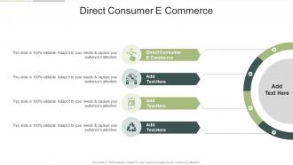 Direct Consumer E Commerce In Powerpoint And Google Slides Cpb