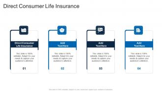 Direct Consumer Life Insurance In Powerpoint And Google Slides Cpb