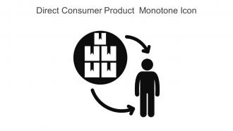 Direct Consumer Product Monotone Icon In Powerpoint Pptx Png And Editable Eps Format