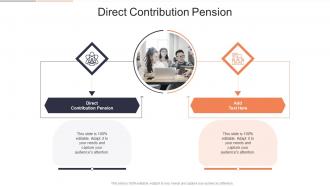 Direct Contribution Pension In Powerpoint And Google Slides Cpb