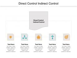 Direct control indirect control ppt powerpoint presentation model inspiration cpb