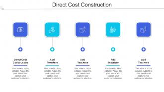 Direct Cost Construction Ppt Powerpoint Presentation Portfolio Slide Cpb