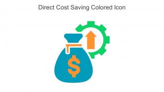 Direct Cost Saving Colored Icon In Powerpoint Pptx Png And Editable Eps Format