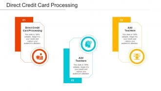 Direct Credit Card Processing Ppt Powerpoint Presentation Outline Templates Cpb