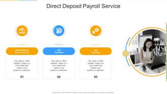 Direct Deposit Payroll Service In Powerpoint And Google Slides Cpb