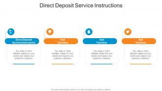 Direct Deposit Service Instructions In Powerpoint And Google Slides Cpb