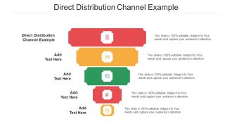 Direct Distribution Channel Example Ppt Powerpoint Presentation Ideas Summary Cpb