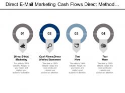 Direct e mail marketing cash flows direct method statement cpb