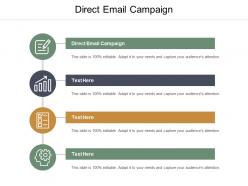 Direct email campaign ppt powerpoint presentation pictures summary cpb