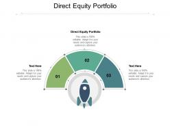 Direct equity portfolio ppt powerpoint presentation portfolio deck cpb