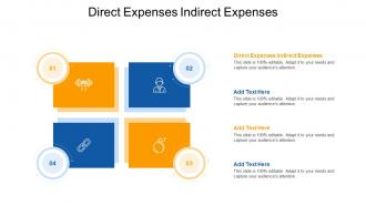 Direct Expenses Indirect Expenses In Powerpoint And Google Slides Cpb