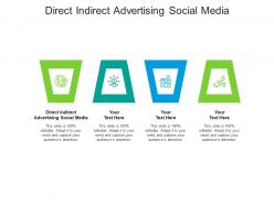 Direct indirect advertising social media ppt powerpoint presentation inspiration outline cpb