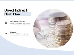 Direct indirect cash flow ppt powerpoint presentation styles display cpb