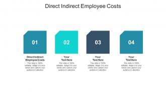 Direct indirect employee costs ppt powerpoint presentation professional inspiration cpb