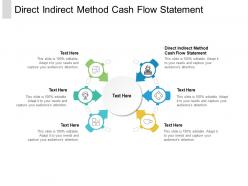 Direct indirect method cash flow statement ppt powerpoint presentation styles cpb