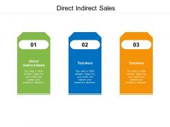 Direct indirect sales ppt powerpoint presentation gallery images cpb