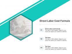 Direct labor cost formula ppt powerpoint presentation icon graphics tutorials cpb