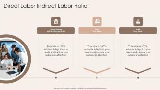 Direct Labor Indirect Labor Ratio In Powerpoint And Google Slides Cpb