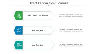 Direct labour cost formula ppt powerpoint presentation infographics introduction cpb