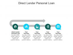 Direct lender personal loan ppt powerpoint presentation file influencers cpb