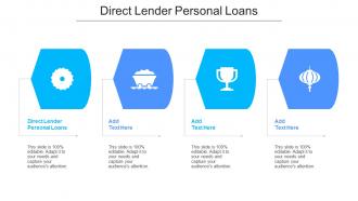 Direct Lender Personal Loans Ppt Powerpoint Presentation Styles Maker Cpb