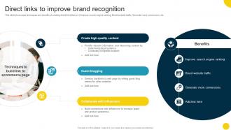 Direct Links To Improve Brand Recognition Optimizing Companys Sales SA SS