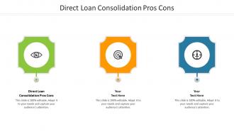 Direct loan consolidation pros cons ppt powerpoint presentation styles tips cpb