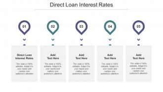 Direct Loan Interest Rates Ppt Powerpoint Presentation Portfolio Objects Cpb