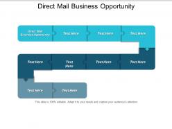 Direct mail business opportunity ppt powerpoint presentation icon gridlines cpb