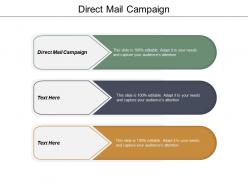 Direct mail campaign ppt powerpoint presentation ideas graphics template cpb