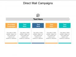Direct mail campaigns ppt powerpoint presentation file ideas cpb