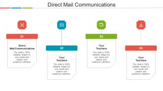 Direct Mail Communications Ppt Powerpoint Presentation Summary Good Cpb