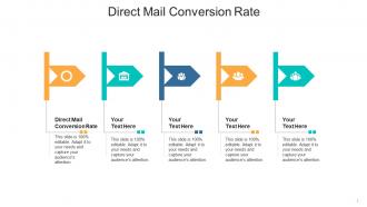Direct mail conversion rate ppt powerpoint presentation inspiration icons cpb