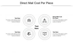Direct mail cost per piece ppt powerpoint presentation gallery slide cpb