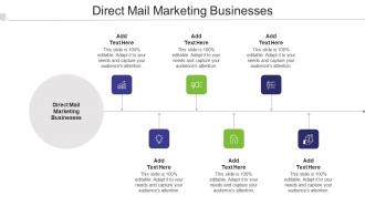 Direct Mail Marketing Businesses Ppt Powerpoint Presentation Styles Cpb
