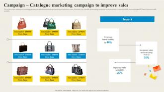 Direct Mail Marketing Campaign Catalogue Marketing Campaign To Improve Sales