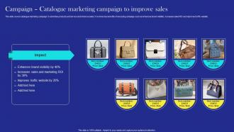Direct Mail Marketing Strategies Campaign Catalogue Marketing Campaign To Improve Sales