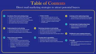 Direct Mail Marketing Strategies To Attract Potential Buyers Powerpoint Presentation Slides Compatible Image