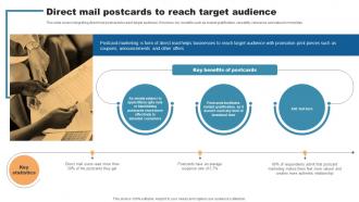Direct Mail Postcards To Reach Target Audience Direct Mail Marketing To Attract Qualified Leads
