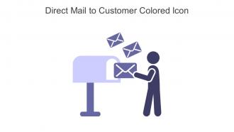 Direct Mail To Customer Colored Icon In Powerpoint Pptx Png And Editable Eps Format