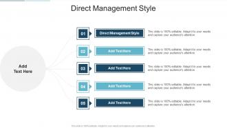 Direct Management Style In Powerpoint And Google Slides Cpb