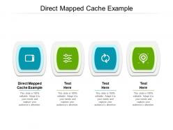 Direct mapped cache example ppt powerpoint presentation outline topics cpb