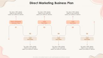 Direct Marketing Business Plan In Powerpoint And Google Slides Cpb