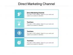 Direct marketing channel ppt powerpoint presentation styles graphics example cpb