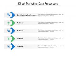 Direct marketing data processors ppt powerpoint presentation file master slide cpb