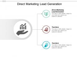 Direct marketing lead generation ppt powerpoint presentation professional example file cpb