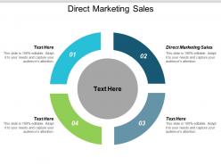 Direct marketing sales ppt powerpoint presentation gallery structure cpb