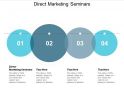 Direct marketing seminars ppt powerpoint presentation outline template cpb