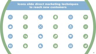 Direct Marketing Techniques To Reach New Customers Powerpoint Presentation Slides MKT CD V Image